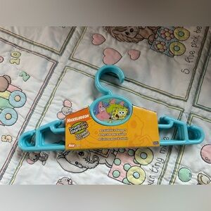 2010 Nickelodeon SpongeBob SquarePants Kids Hanger 4 Pack In Package